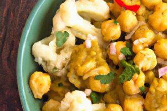 Hearty Cauliflower and Chickpea Curry: A Flavorful Delight