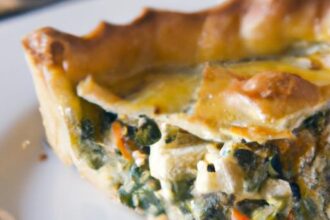 Crisp Phyllo Crust Meets Savory Spinach and Feta Tart