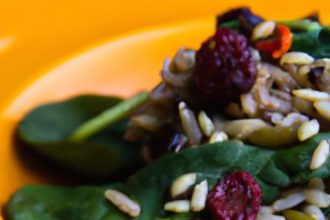Wild Rice & Spinach Salad: Cranberry’s Vibrant Twist