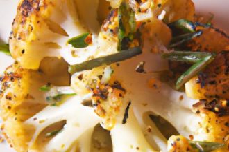 Elevate Your Meal with Cauliflower Steaks & Zesty Herb Sauce