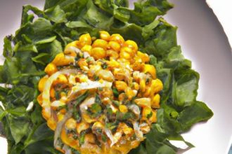Hearty Spelt & Roasted Corn Salad with Fresh Cilantro Twist