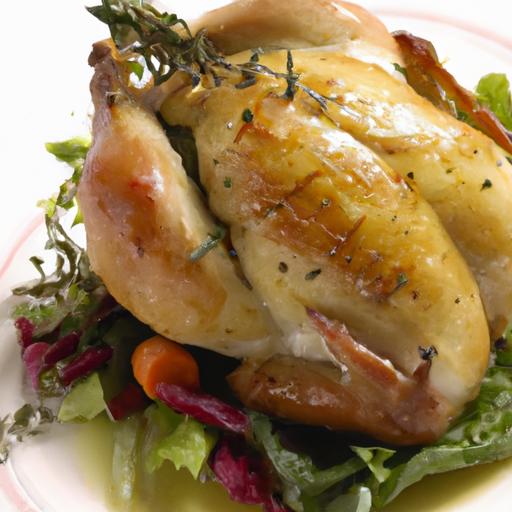 Savor roasted​ Capon ⁤Nestled with​ Brioche Herb Stuffing