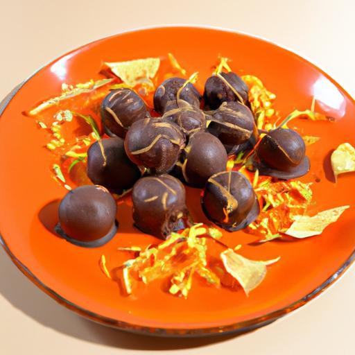 Decadent Dark Chocolate Orange Truffles: A Zesty Delight