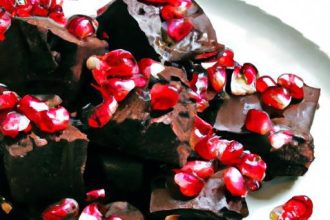Decadent Chocolate Pomegranate Brownies: A Flavor Fusion Delight