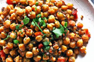 Fiery Roasted Chickpea & Quinoa Mix: A Nutritious Kick