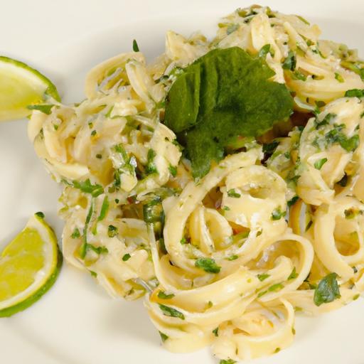Tropical Twist: Pasta with Zesty Coconut Lime Dressing