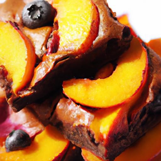 Delightful Woo Woo-Style Peach & Cranberry Brownies Recipe