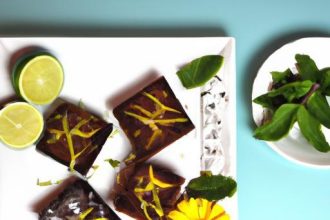 Zesty Gimlet-Style Lime Brownies: A Tart Twist on Sweet