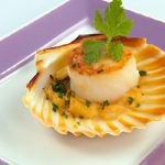 Golden Delights: Crafting the Perfect Scallop & Saffron Tart