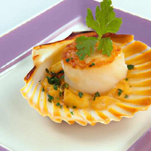 Golden Delights: Crafting the Perfect Scallop & Saffron Tart