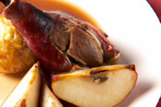 A Festive Partridge Roast with Pear Sauce: Holiday Delight