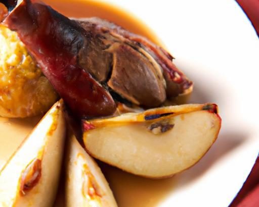A Festive Partridge Roast with Pear Sauce: Holiday Delight