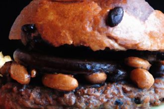 Hearty Black Bean & Walnut Burgers on Soft Brioche Buns