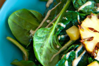 Tropical Twist: Grilled Pineapple Spinach Salad Recipe Guide