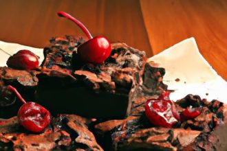 Decadent Double Chocolate Cherry Brownies: A Sweet Symphony