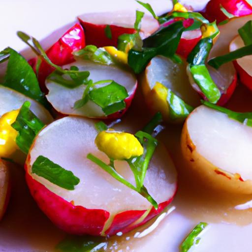 Golden Brown Butter Sautéed Radishes with Vibrant Greens