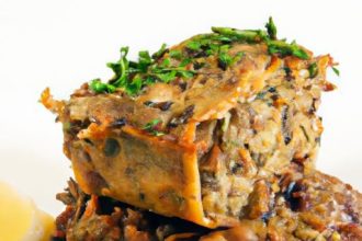 Hearty Lentil Loaf with Savory Mushroom Gravy Recipe