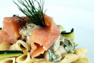 Tagliatelle Meets Scandinavia: Creamy Dill & Salmon Sauce