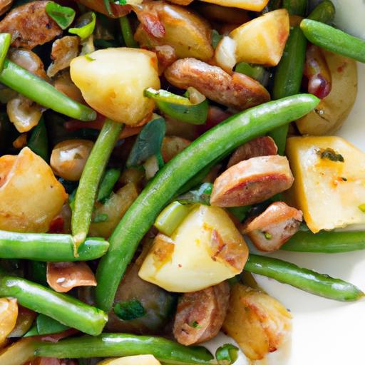 Hearty Sausage Green Bean Potato Casserole for Cozy Dinners