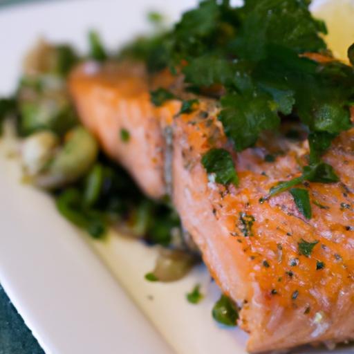 Savor the Flavor: Roasted Salmon with Garlic Herb Butter