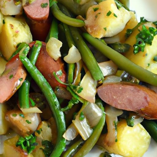 Hearty Sausage Green Bean Potato Casserole for Cozy Dinners