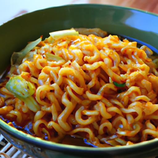 Cheesy Korean Spicy Ramen: A Fiery Twist to savor