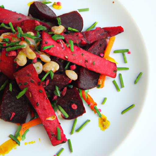 Nutritious Fusion: Buckwheat & Roasted Beet Salad Delight