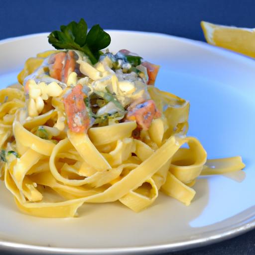 Tagliatelle Meets Scandinavia: Creamy Dill & Salmon Sauce