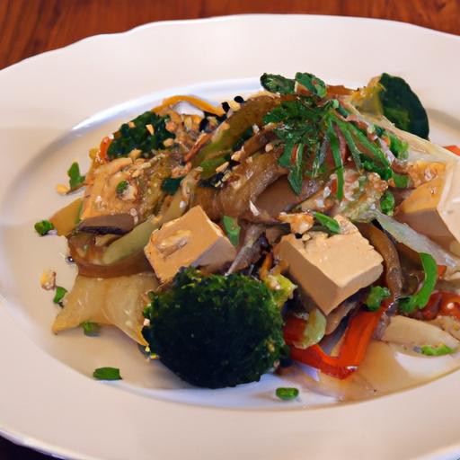 Savor the Seasons: Vibrant Vegetable & Smoked Tofu Stir-Fry