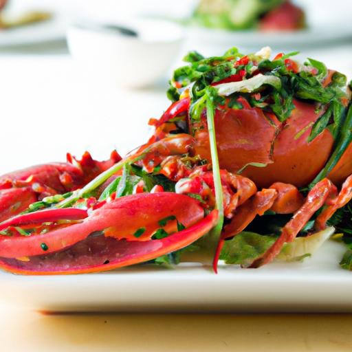 Steamed Lobster with Ginger & Scallions: A Flavorful Delight