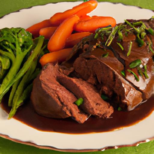 Melt-in-Your-Mouth Slow-Cooker Balsamic beef Roast Delight