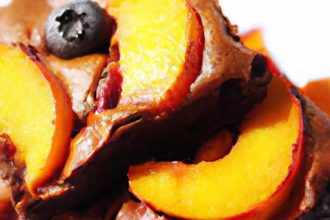 Delightful Woo Woo-Style Peach & Cranberry Brownies Recipe