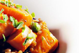 Nourishing Bulgur Wheat Bowl with Sweet Roasted Carrots