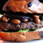 Hearty Black Bean & Walnut Burgers on Soft Brioche Buns