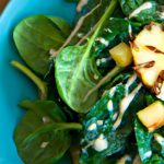 Tropical Twist: Grilled Pineapple Spinach Salad Recipe Guide