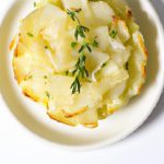 Golden Roasted Turnip Gratin with Fragrant Thyme Twist
