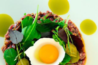 Venison Tartare with Quail Egg: A Gourmet Delight Unveiled