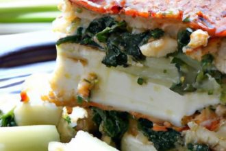 Wholesome Vegan Lasagna: Tofu Ricotta & Spinach Delight