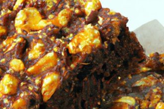 Decadent Caramel Corn Brownies: A Sweet, Crunchy Twist