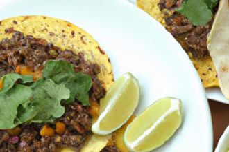 Hearty Lentil Tacos with Creamy Guacamole Delight