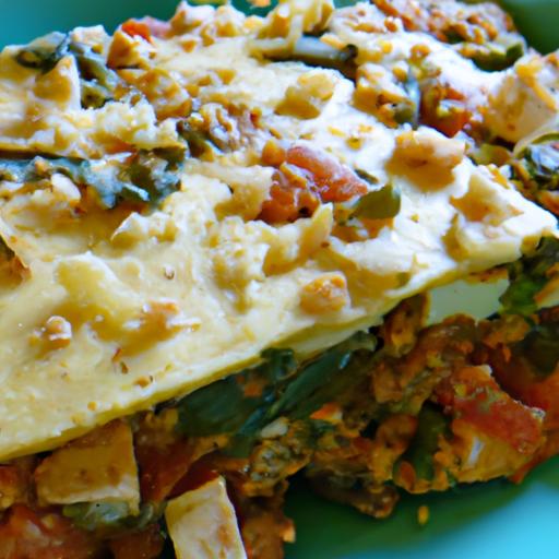 Wholesome ⁣Vegan Lasagna: Tofu ​Ricotta & ⁣Spinach Delight